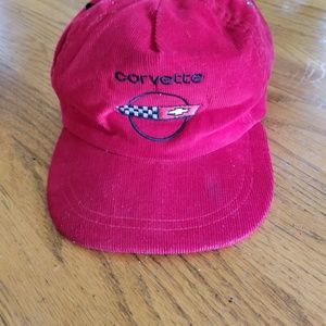 BRIGHT RED CORVETTE HAT